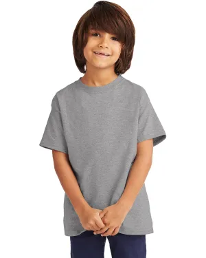 Hanes Youth Authentic-T T-Shirt | Oxford Grey
