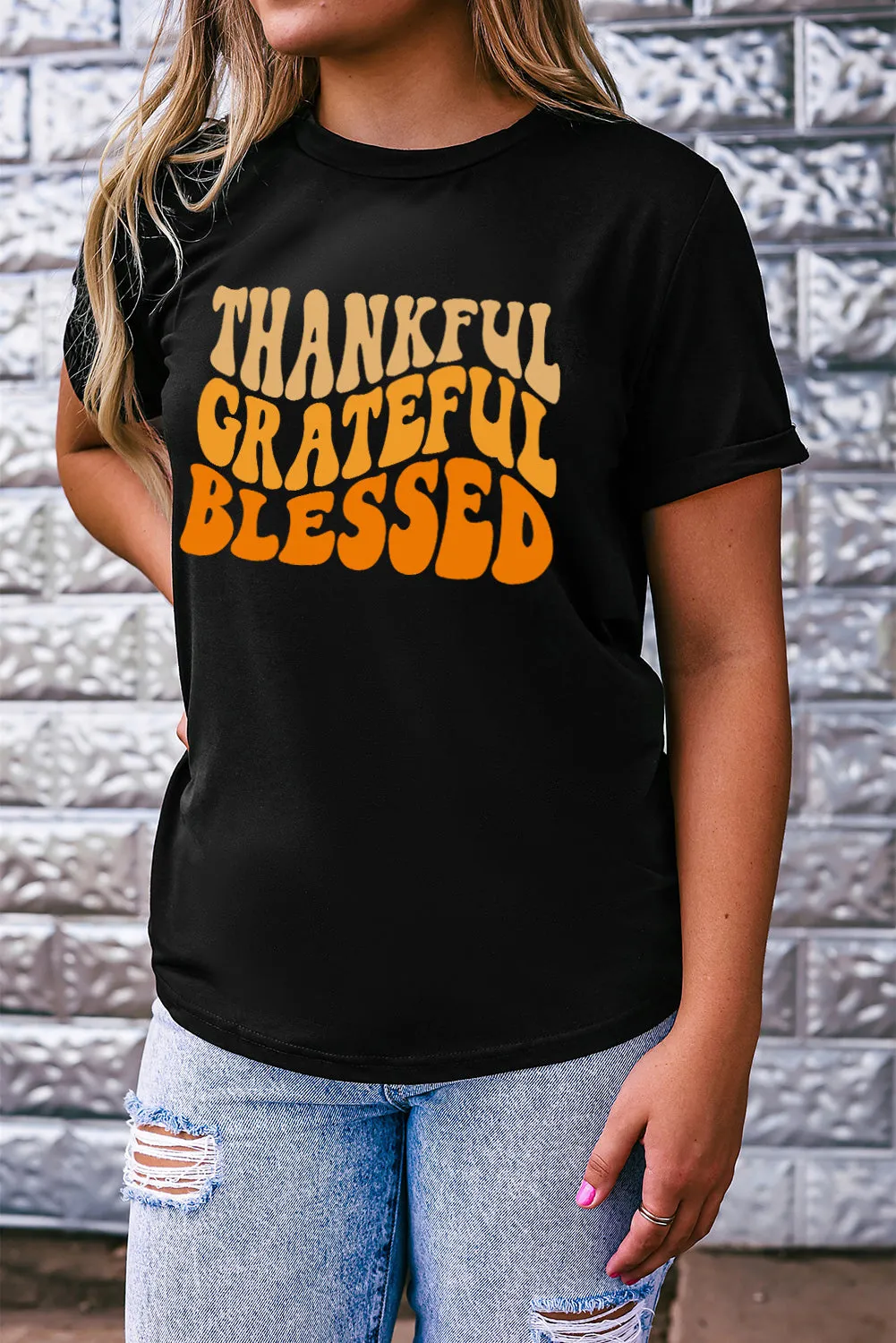 Happy Fall Y'all Pumpkin Print Graphic T Shirt