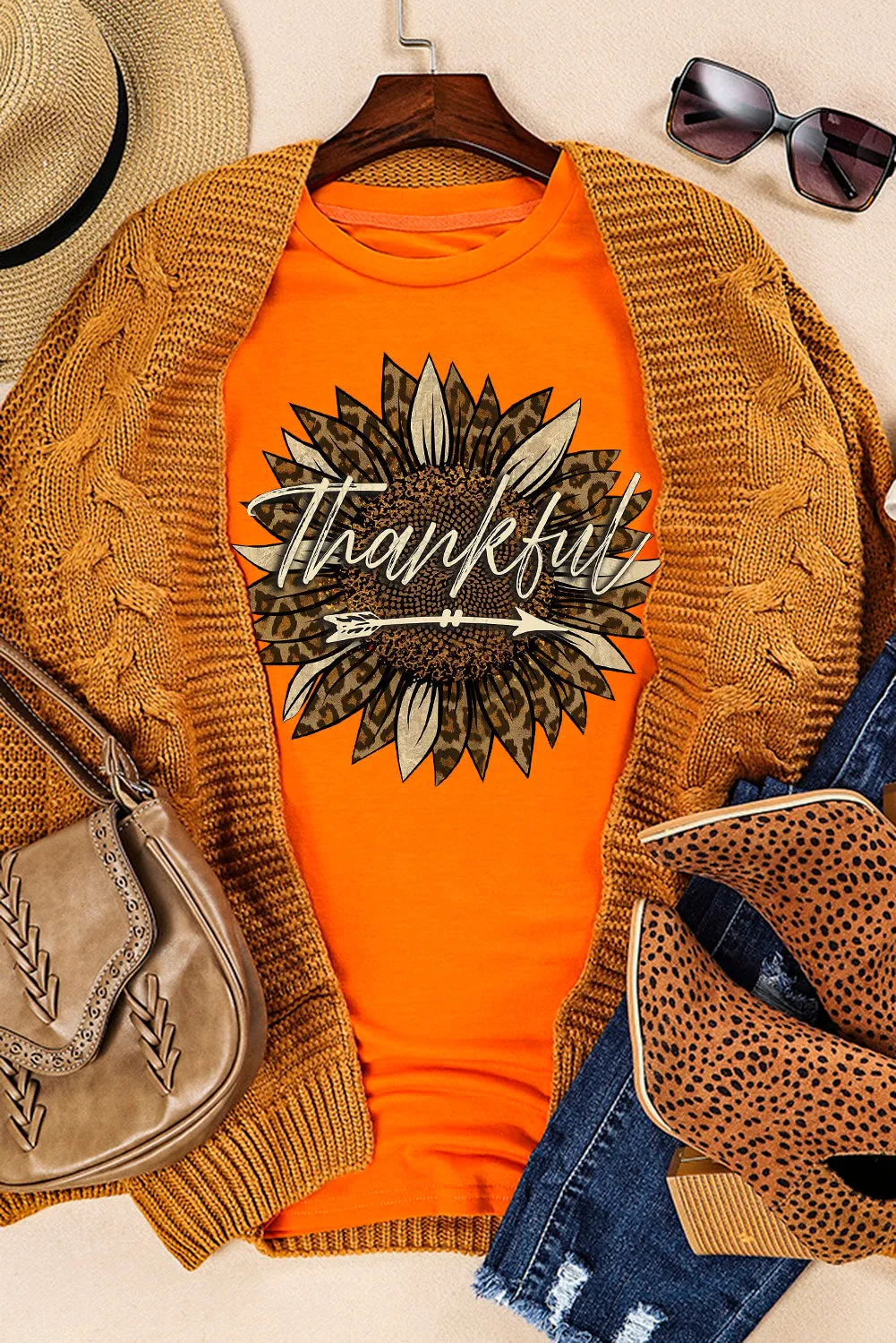 Happy Fall Y'all Pumpkin Print Graphic T Shirt