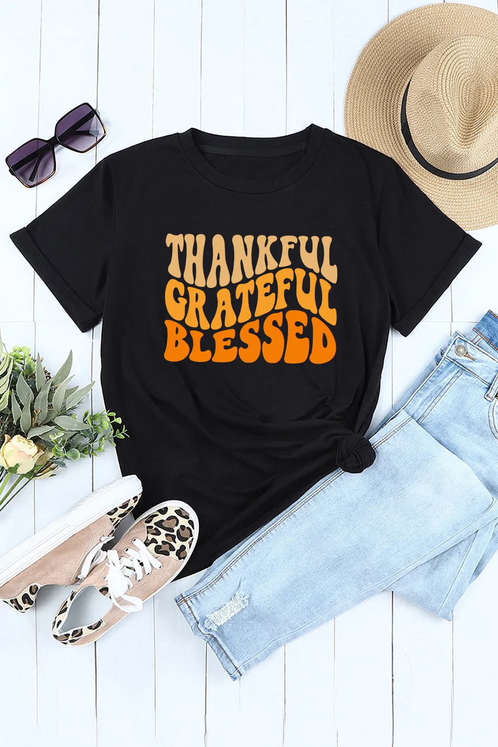 Happy Fall Y'all Pumpkin Print Graphic T Shirt
