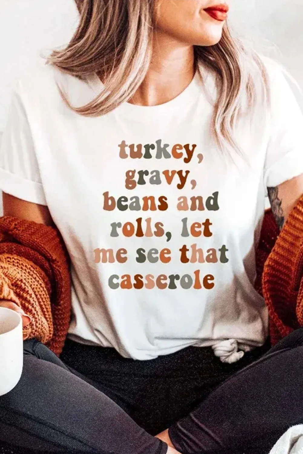 Happy Fall Y'all Pumpkin Print Graphic T Shirt