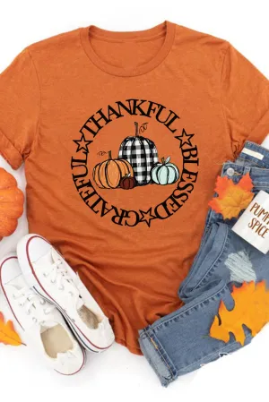 Happy Fall Y'all Pumpkin Print Graphic T Shirt