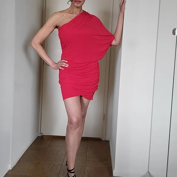 Haute Hippie One Shoulder Dress