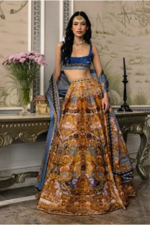 HERA PRINTED LEHENGA SET - Ready To Ship