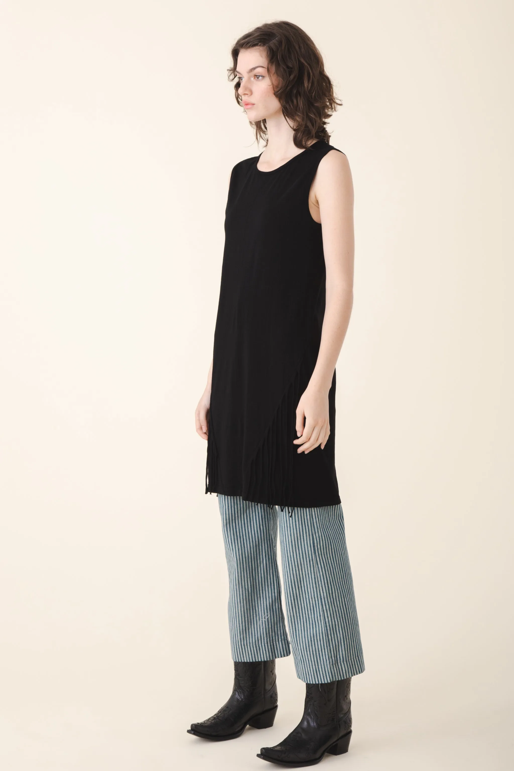 Heron Dress in Black