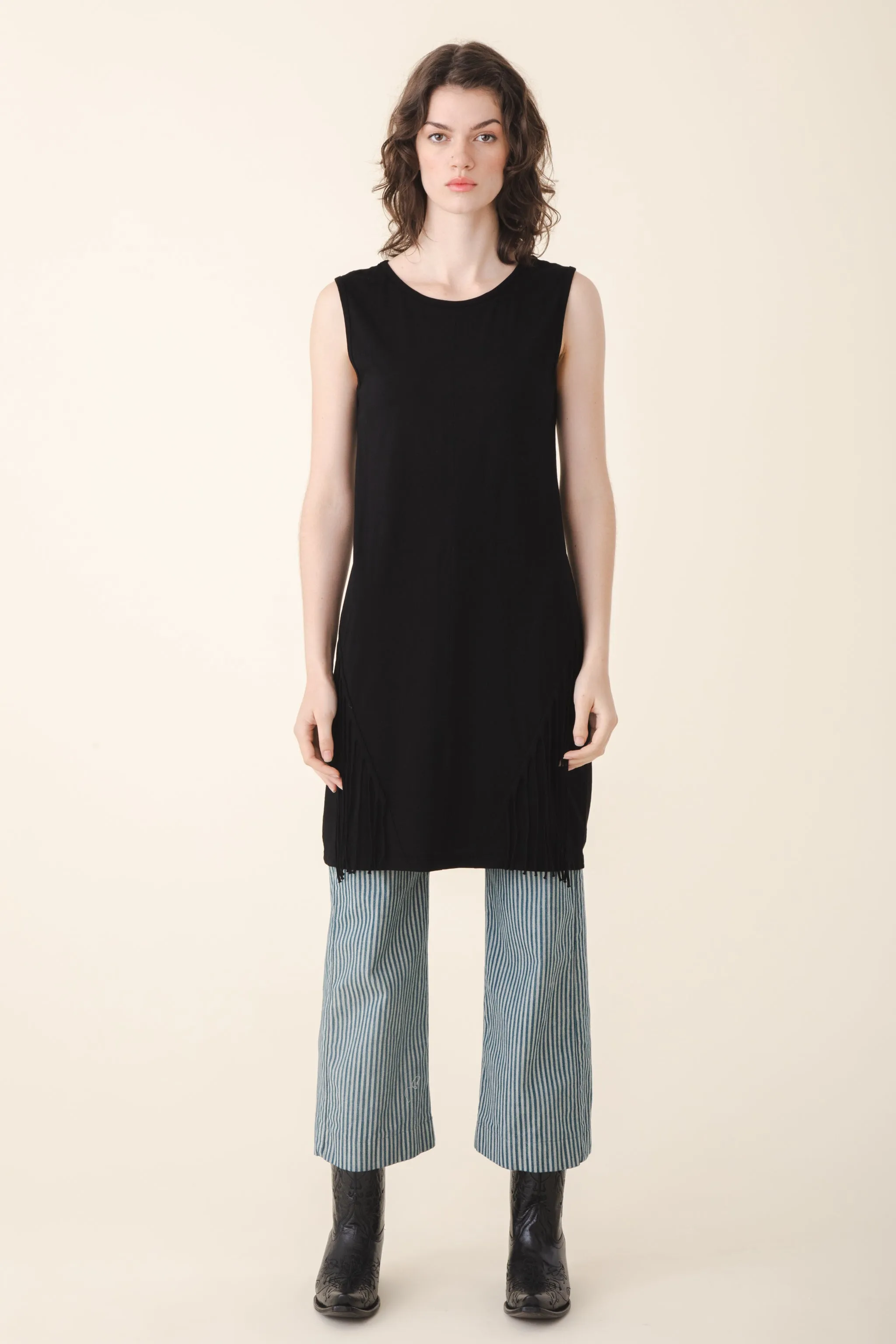 Heron Dress in Black