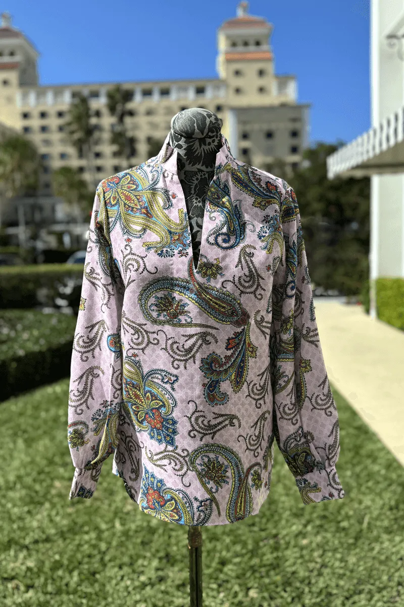 Hinson Wu Billie Blouse in Lilac