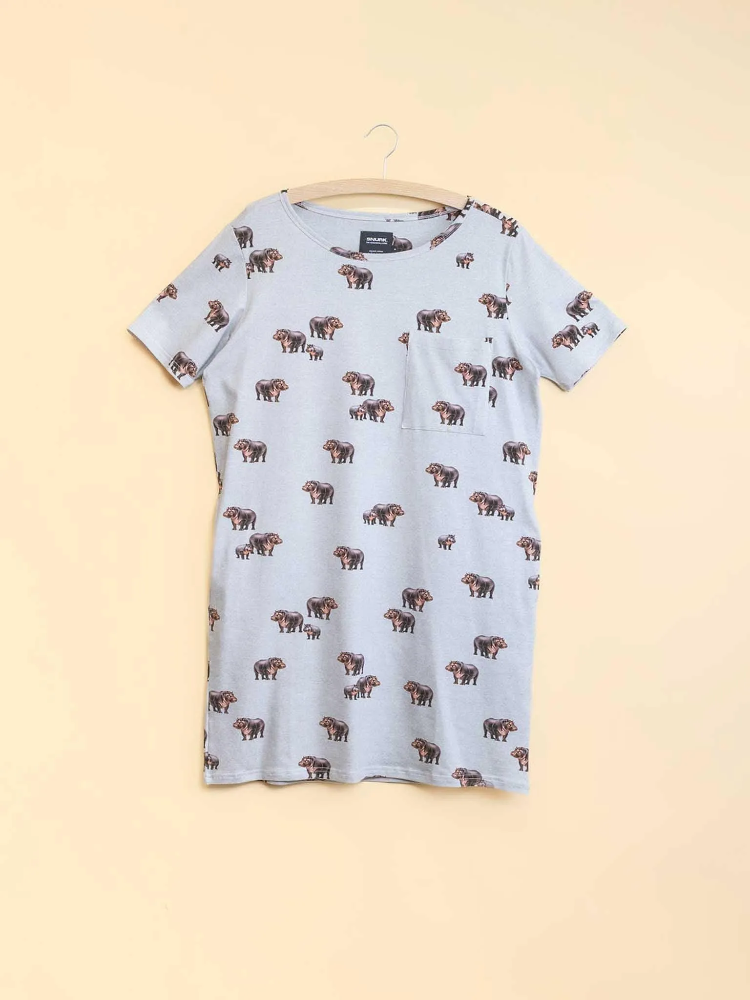 Hippos T-shirt Dress Dames