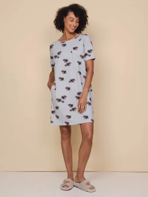 Hippos T-shirt Dress Dames