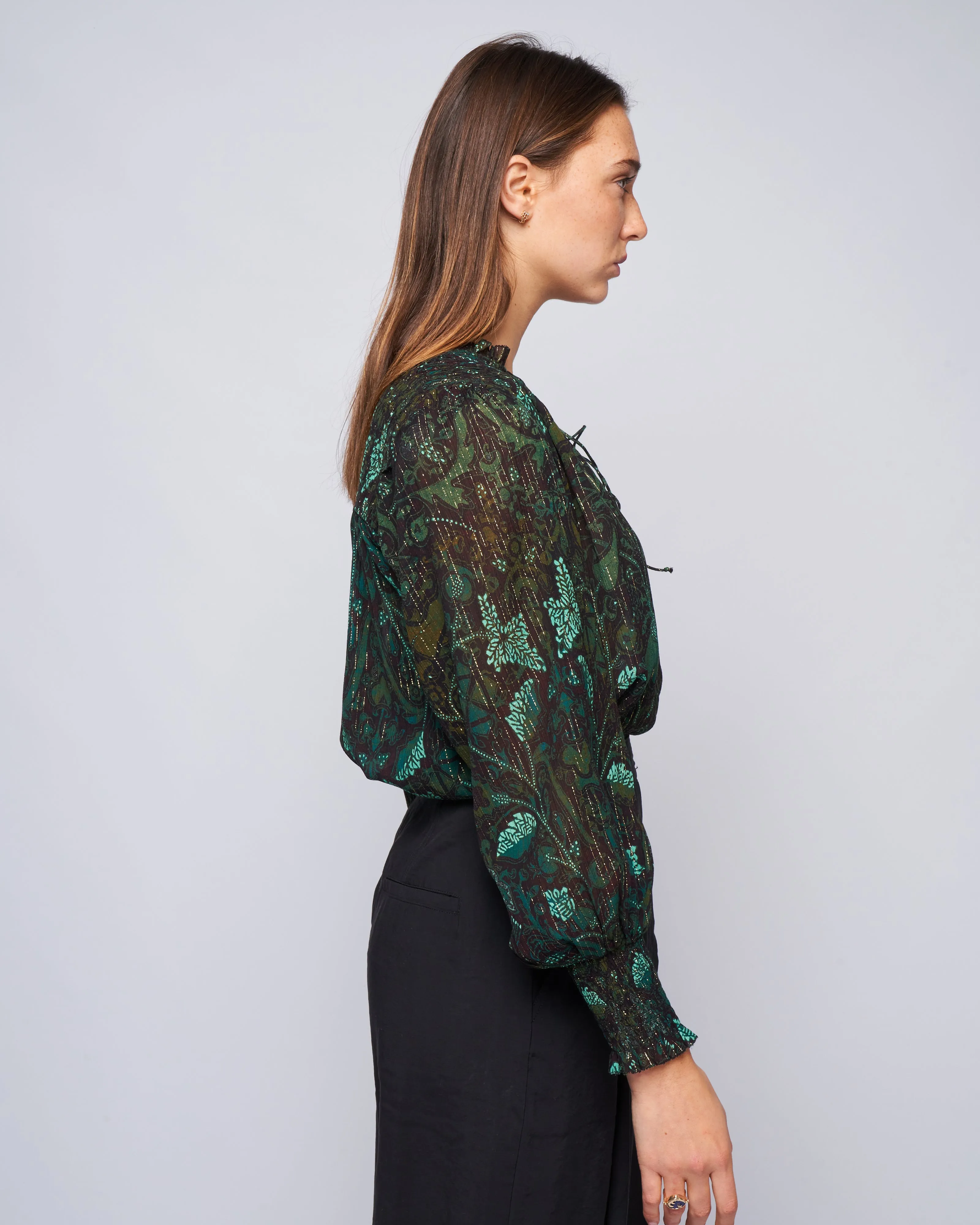 ida blouse - rainforest
