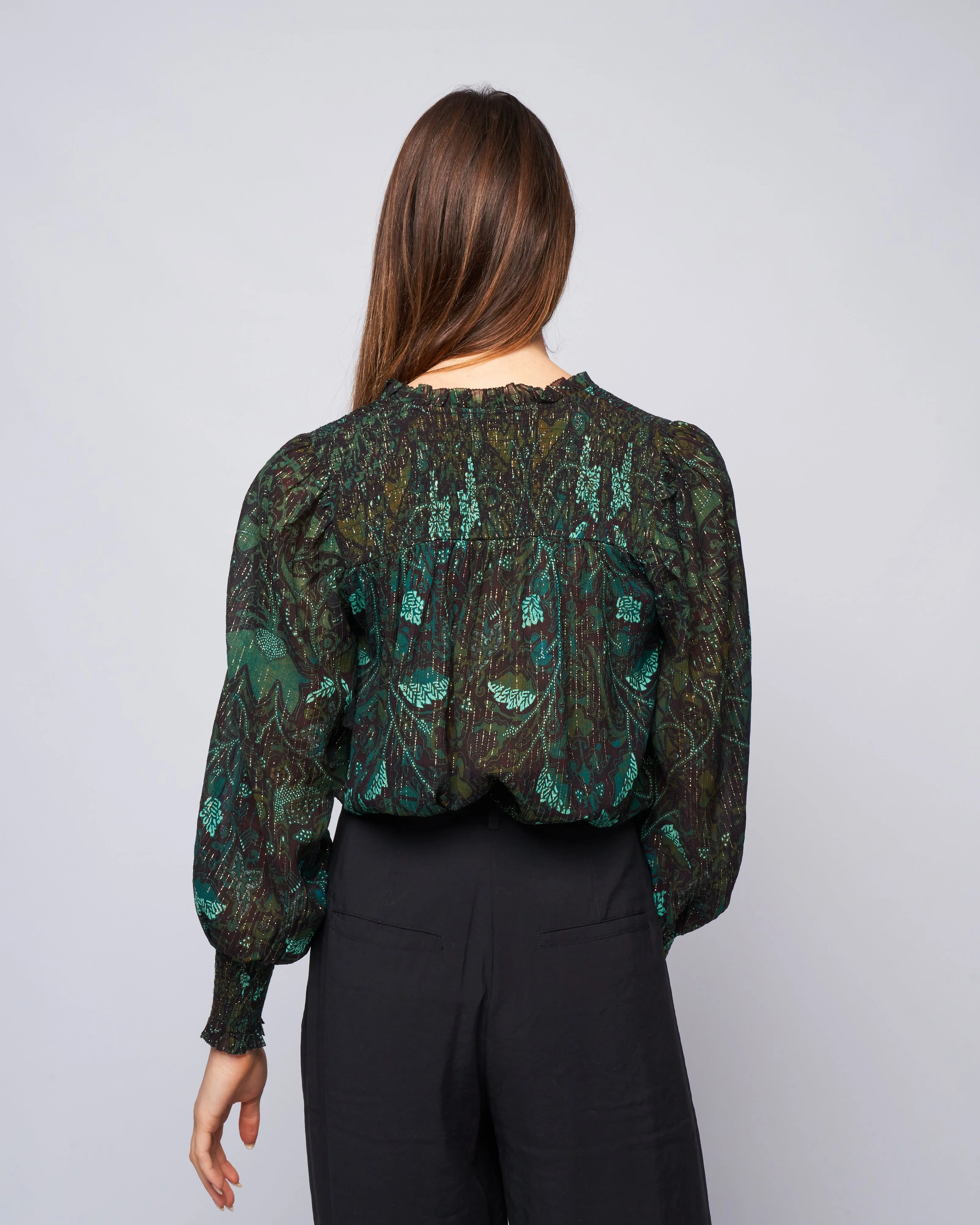ida blouse - rainforest