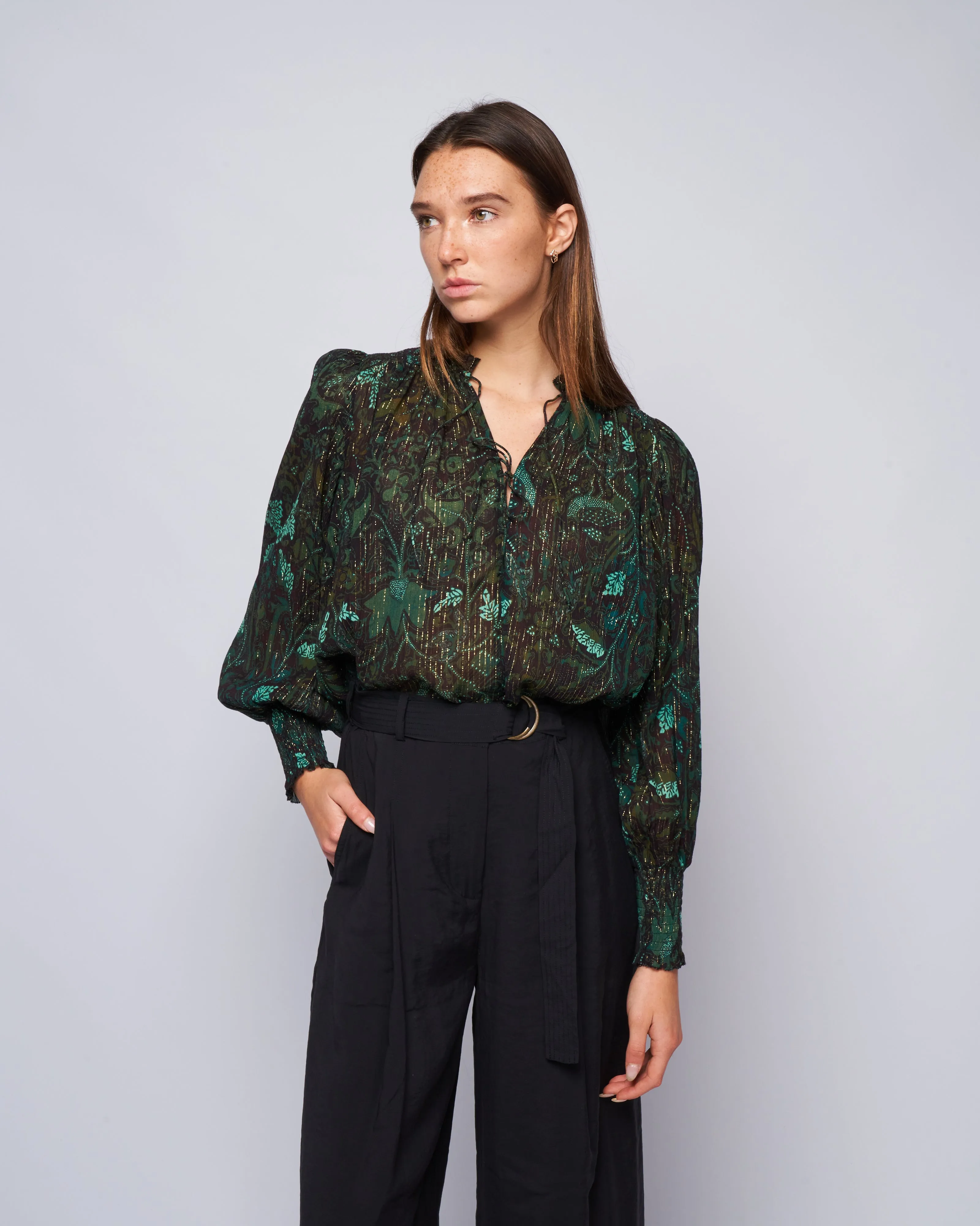 ida blouse - rainforest