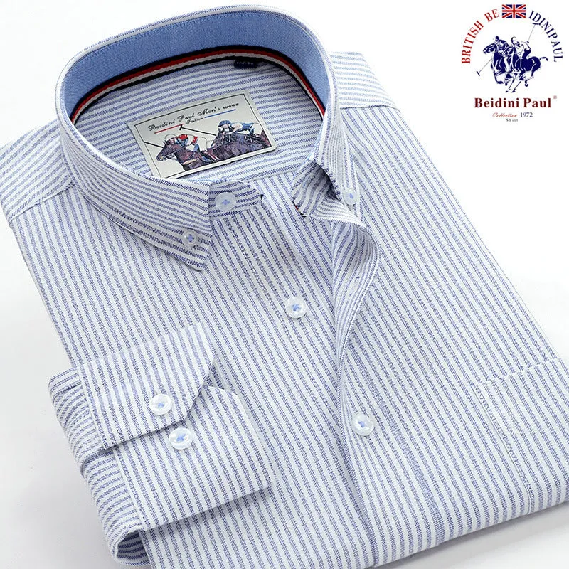 INSTOCK- Men's oxford loose version men's shirt