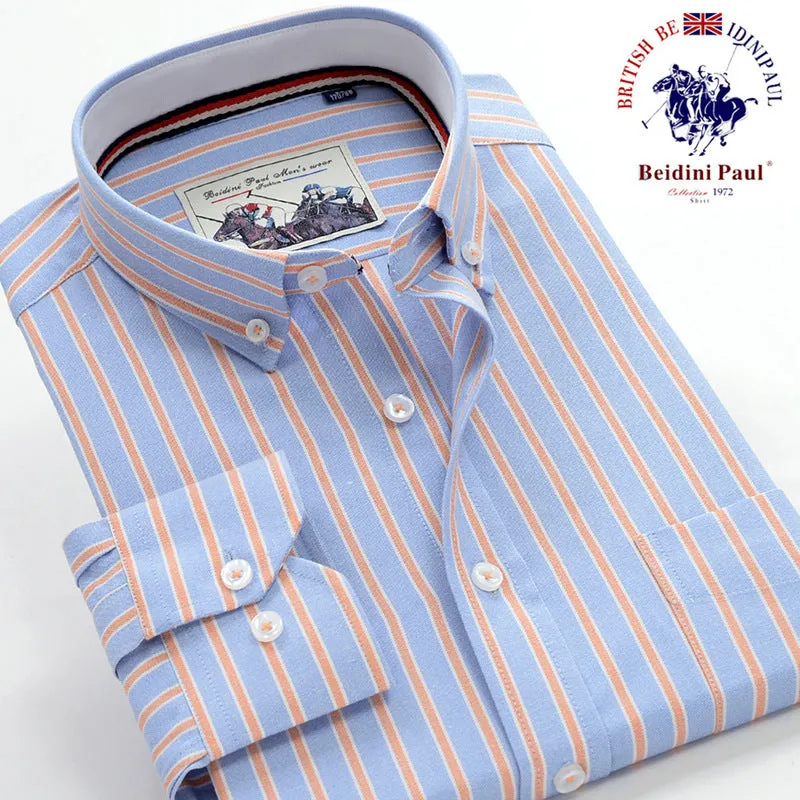 INSTOCK- Men's oxford loose version men's shirt