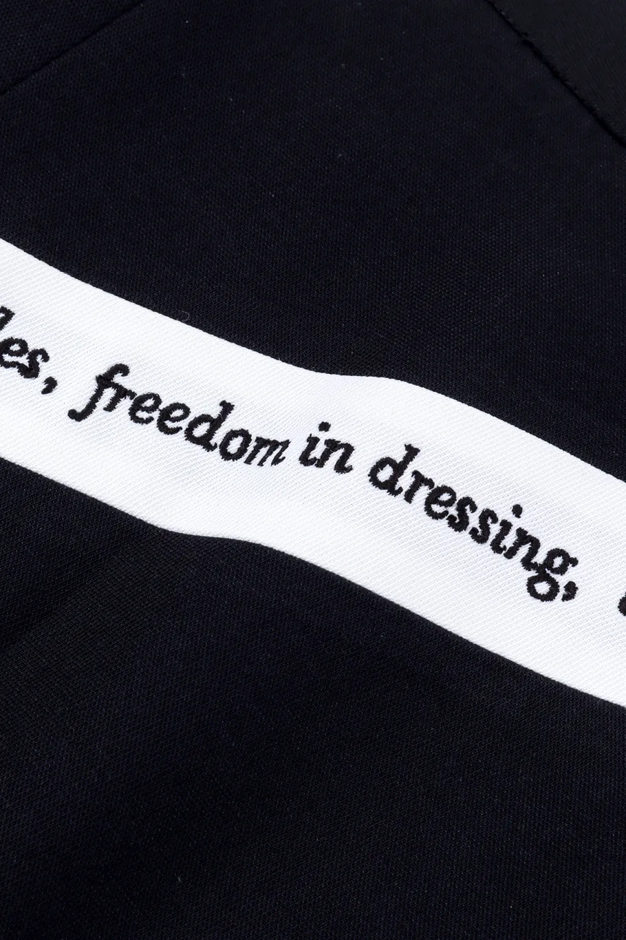 Irony of Design Text Jacket & Skirt Suit