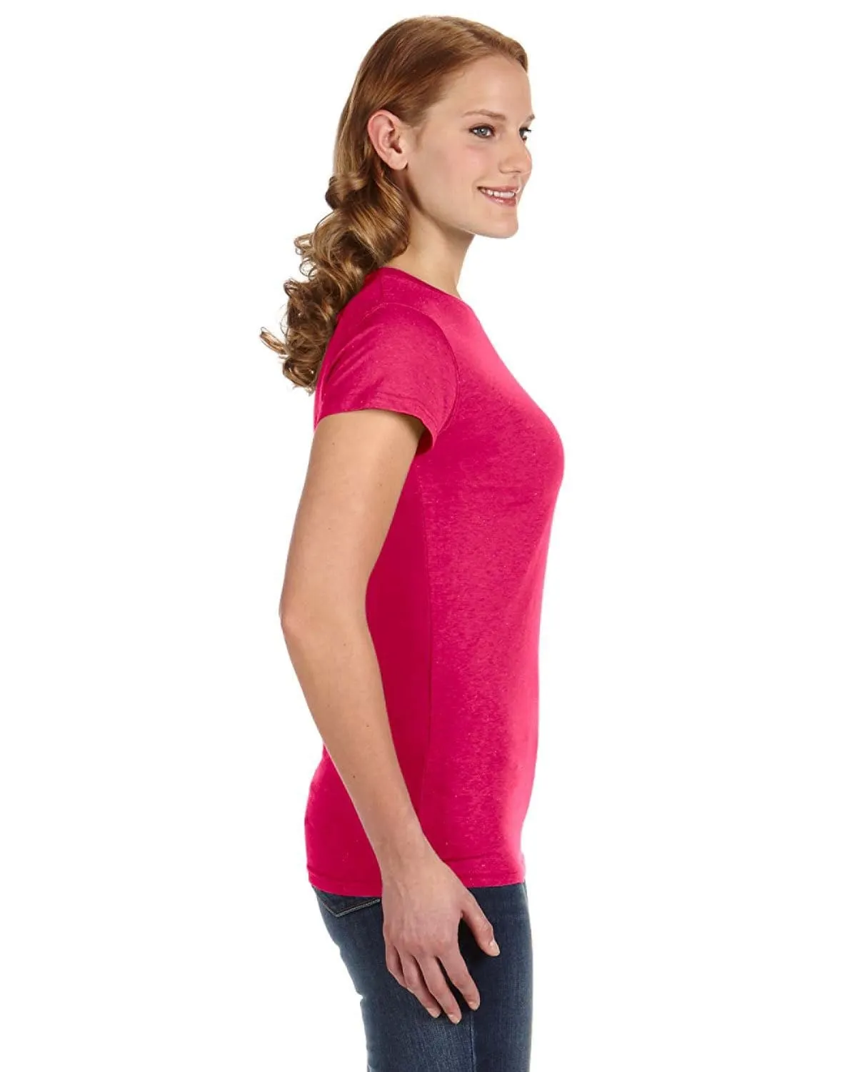 J America Ladies Glitter T-Shirt
