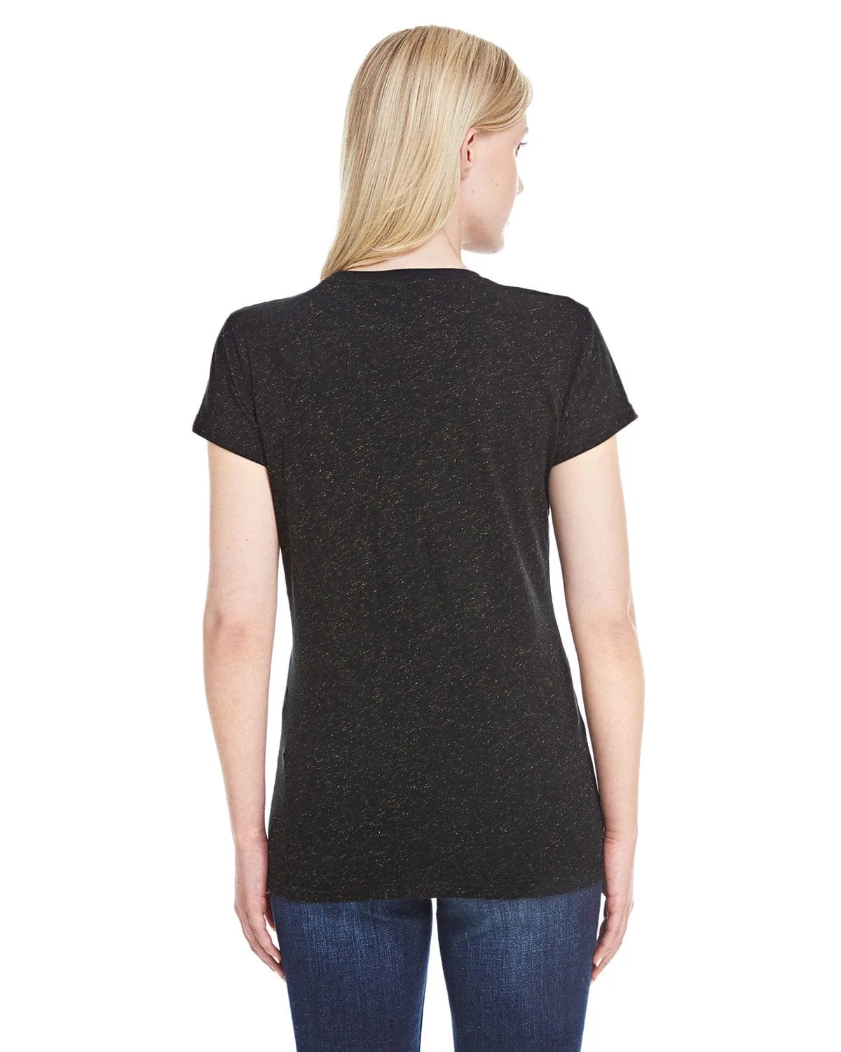 J America Ladies Glitter T-Shirt