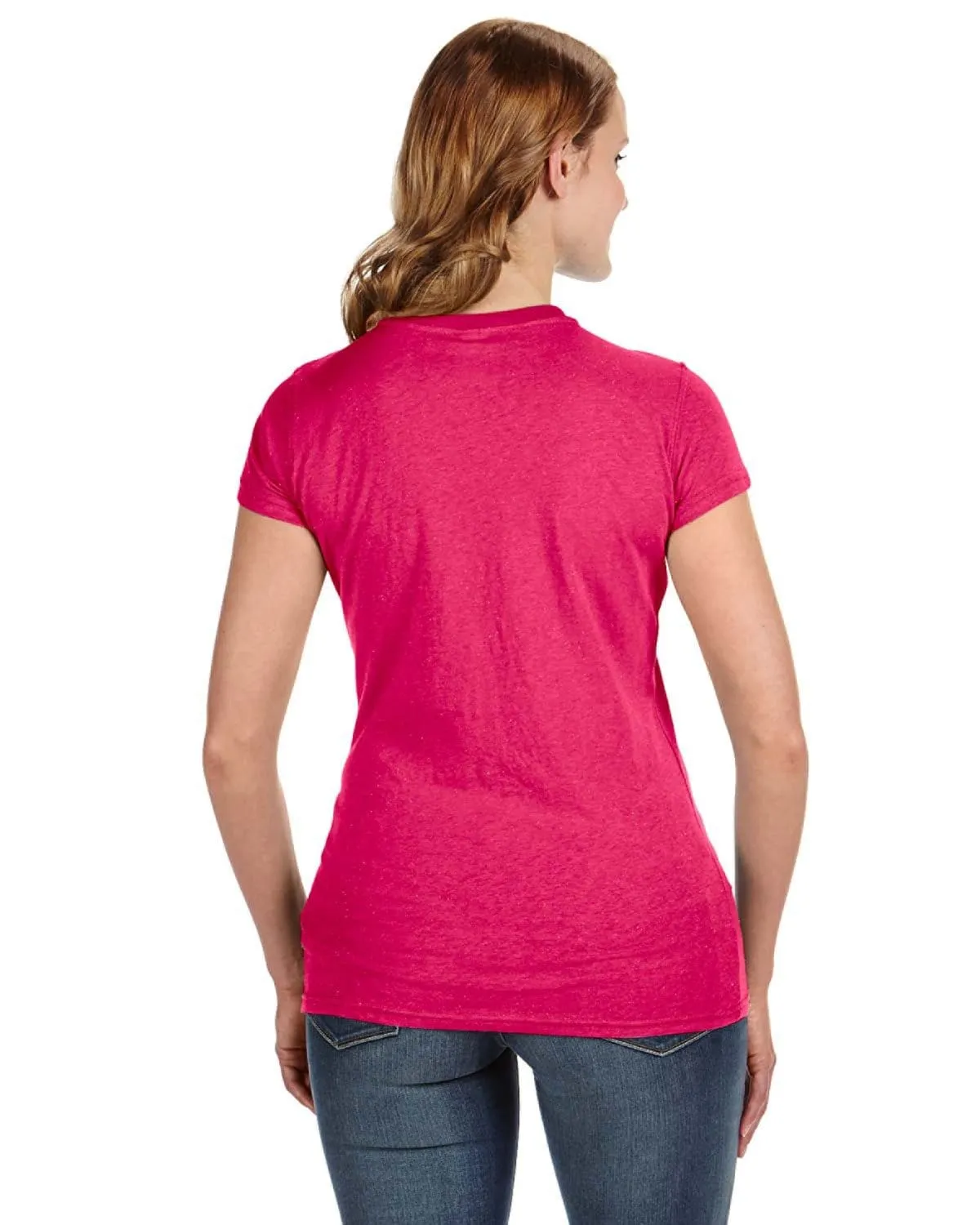 J America Ladies Glitter T-Shirt