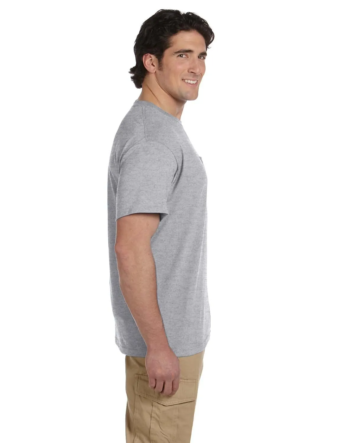 Jerzees 50/50 Pocket T-Shirt | Oxford