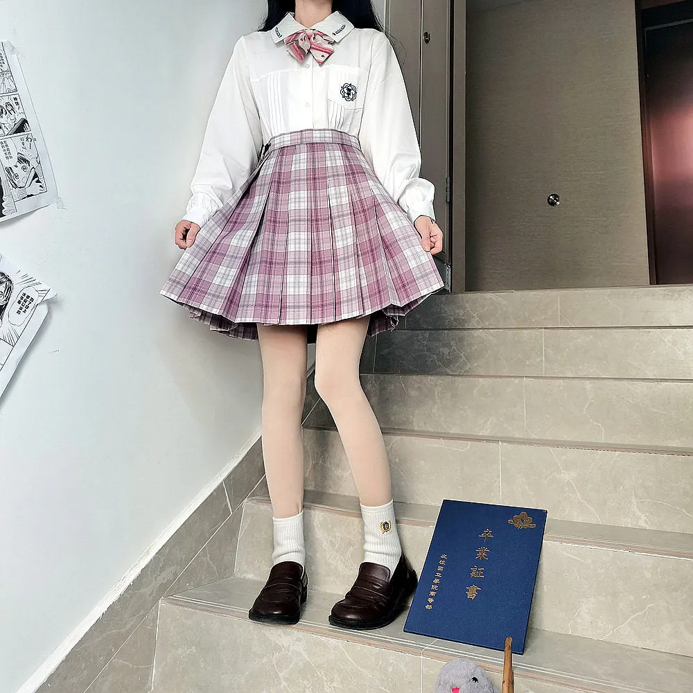 jk uniform plaid skirt suit yc50219