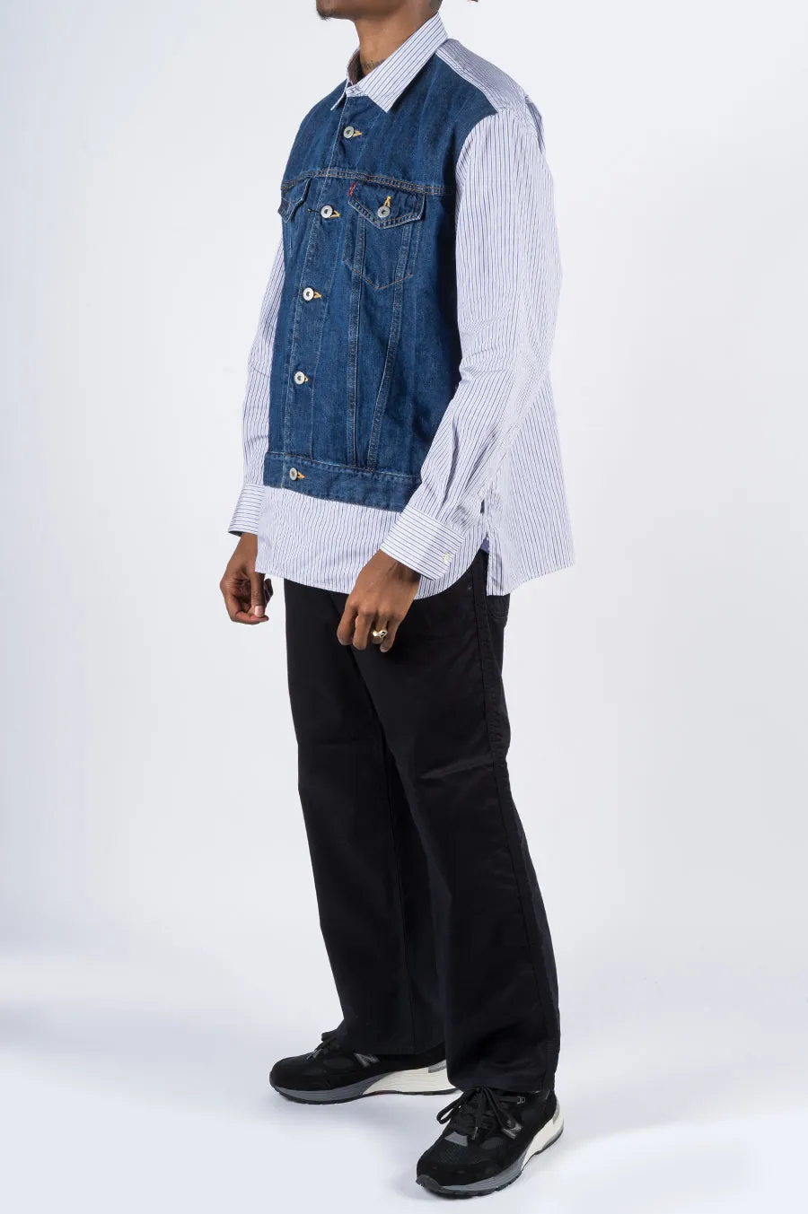 JUNYA WATANABE MAN X LEVIS COTTON DENIM SHIRT
