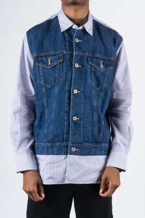 JUNYA WATANABE MAN X LEVIS COTTON DENIM SHIRT