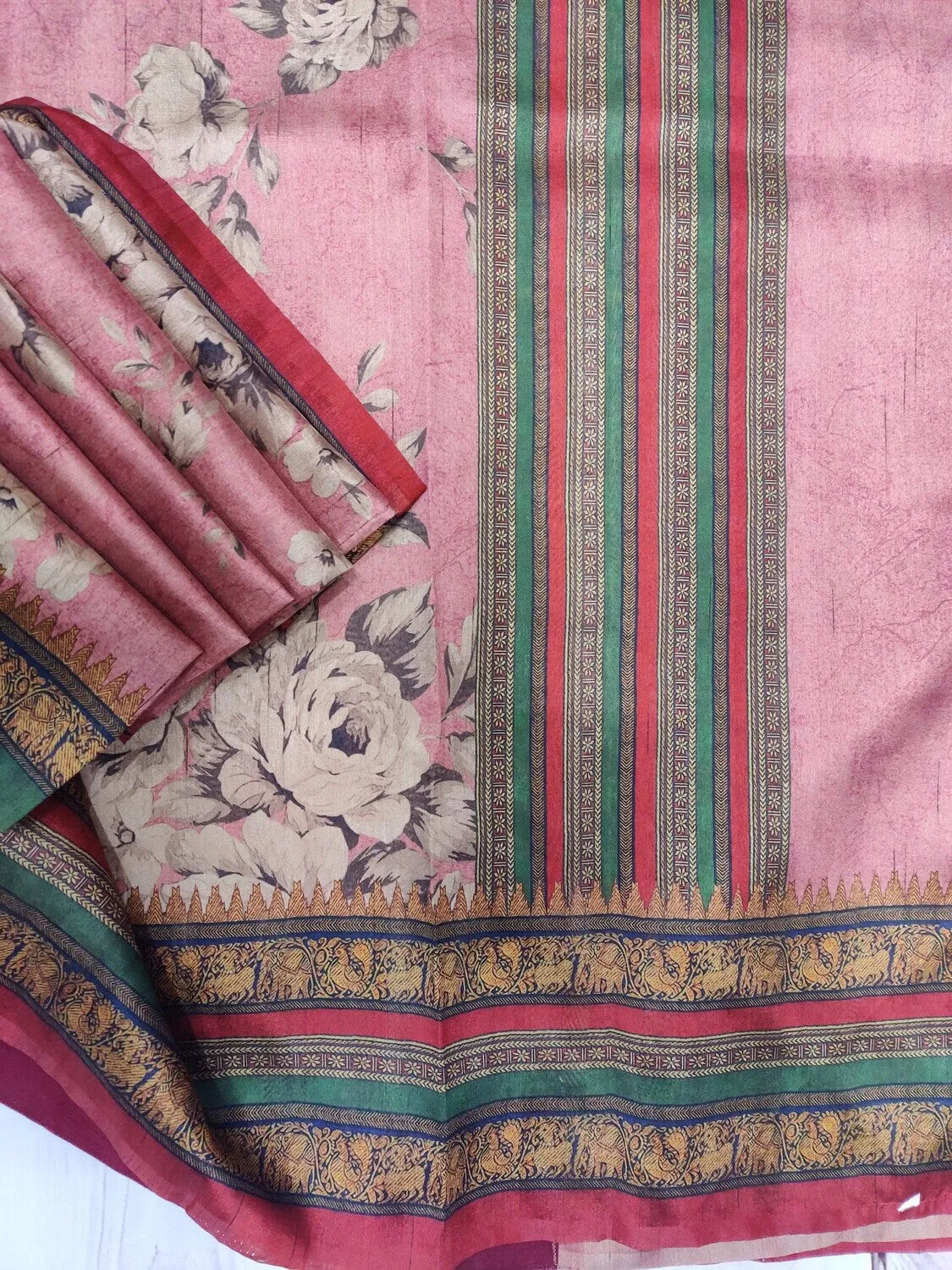 Kalamkari Sarees online,South Indian Sarees,Pure Silk Sarees,Kanjivaram Saree,kanchi pattu saree,Zari saree,blue red saree - NIHIRA