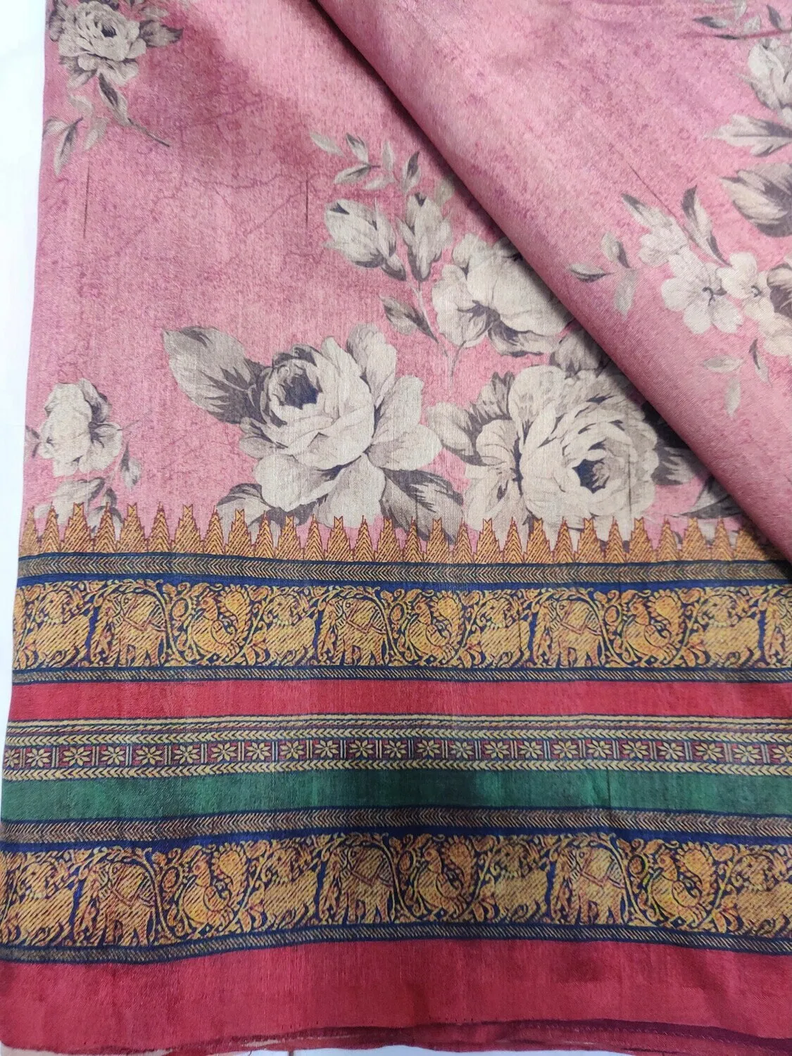 Kalamkari Sarees online,South Indian Sarees,Pure Silk Sarees,Kanjivaram Saree,kanchi pattu saree,Zari saree,blue red saree - NIHIRA