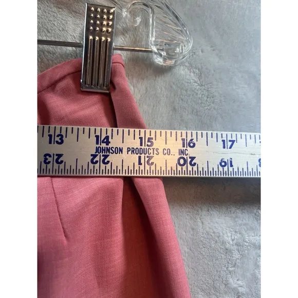 Kasper Women's Pink Skirt Suit Size 8 Office Siren Corpcore