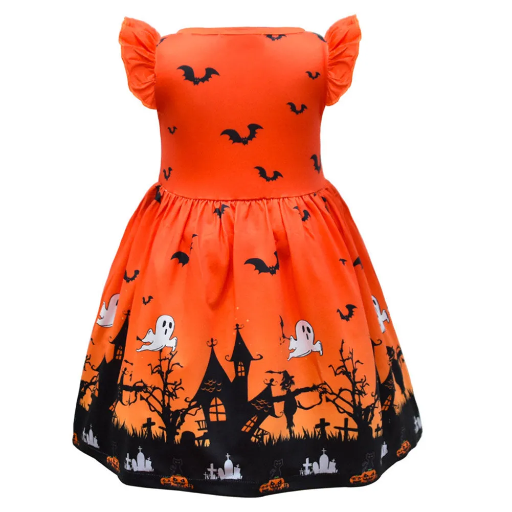 Kids Girls Cosplay Costume Dress Outfits Halloween  Carnival Suit