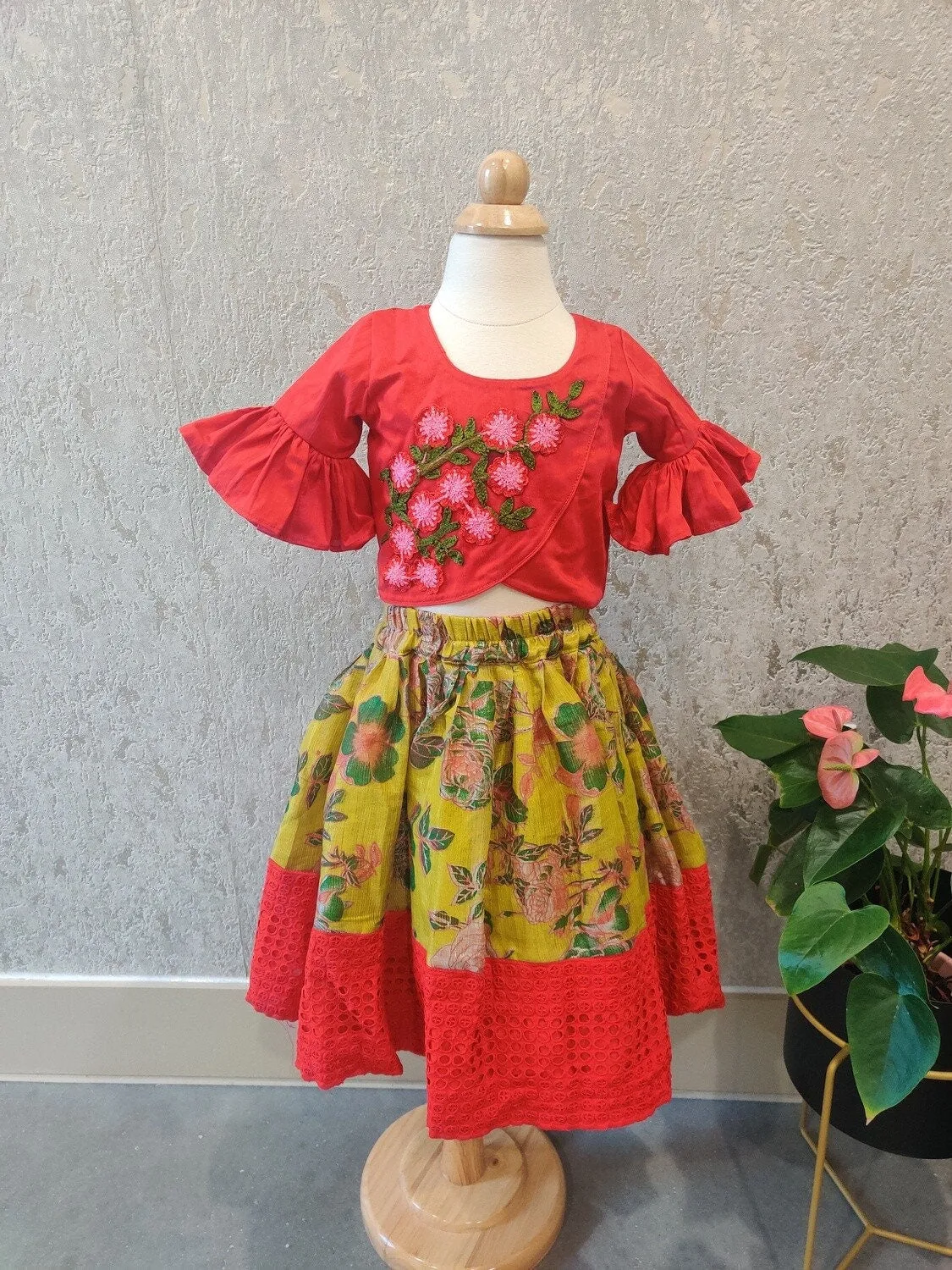 Kids Pavada | kids Pattu Langa | Girl Pavada | Baby Girl Dress | Indian Kids Girl Dress | Indian girls Dress -Indian wear for kids