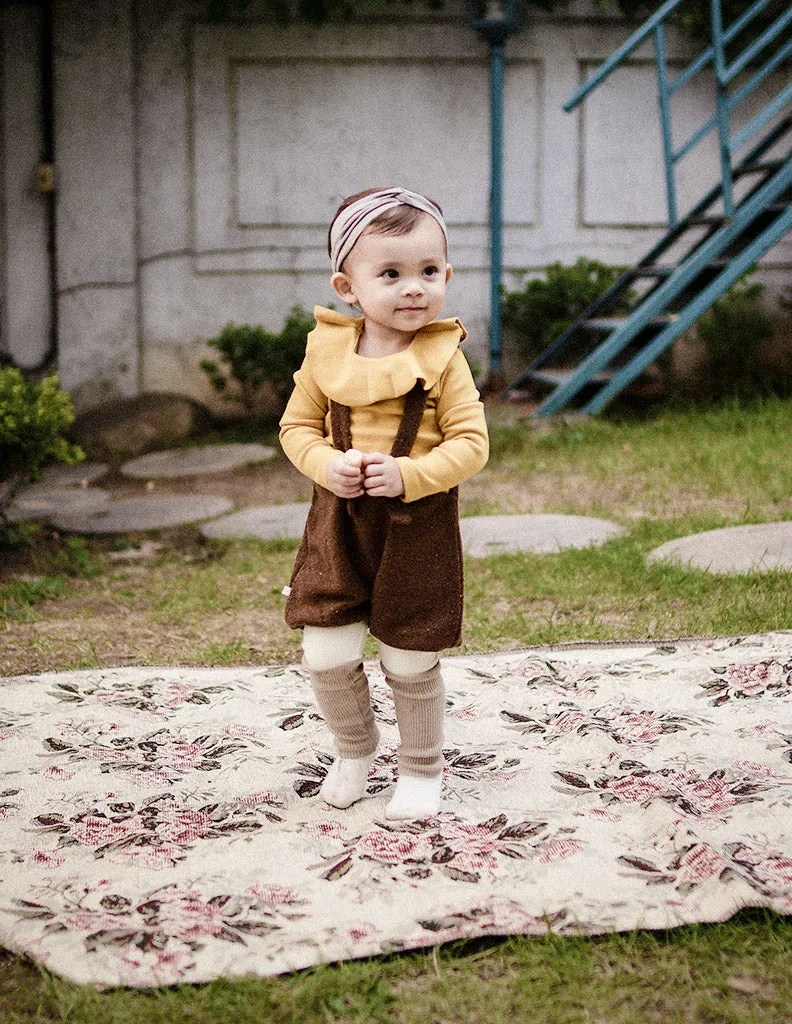 Lala Suit Dungarees Brown