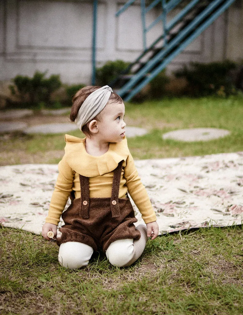 Lala Suit Dungarees Brown