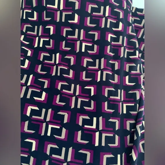 Lauren Ralph Lauren, geometric, print sleeveless sheath dress size 12