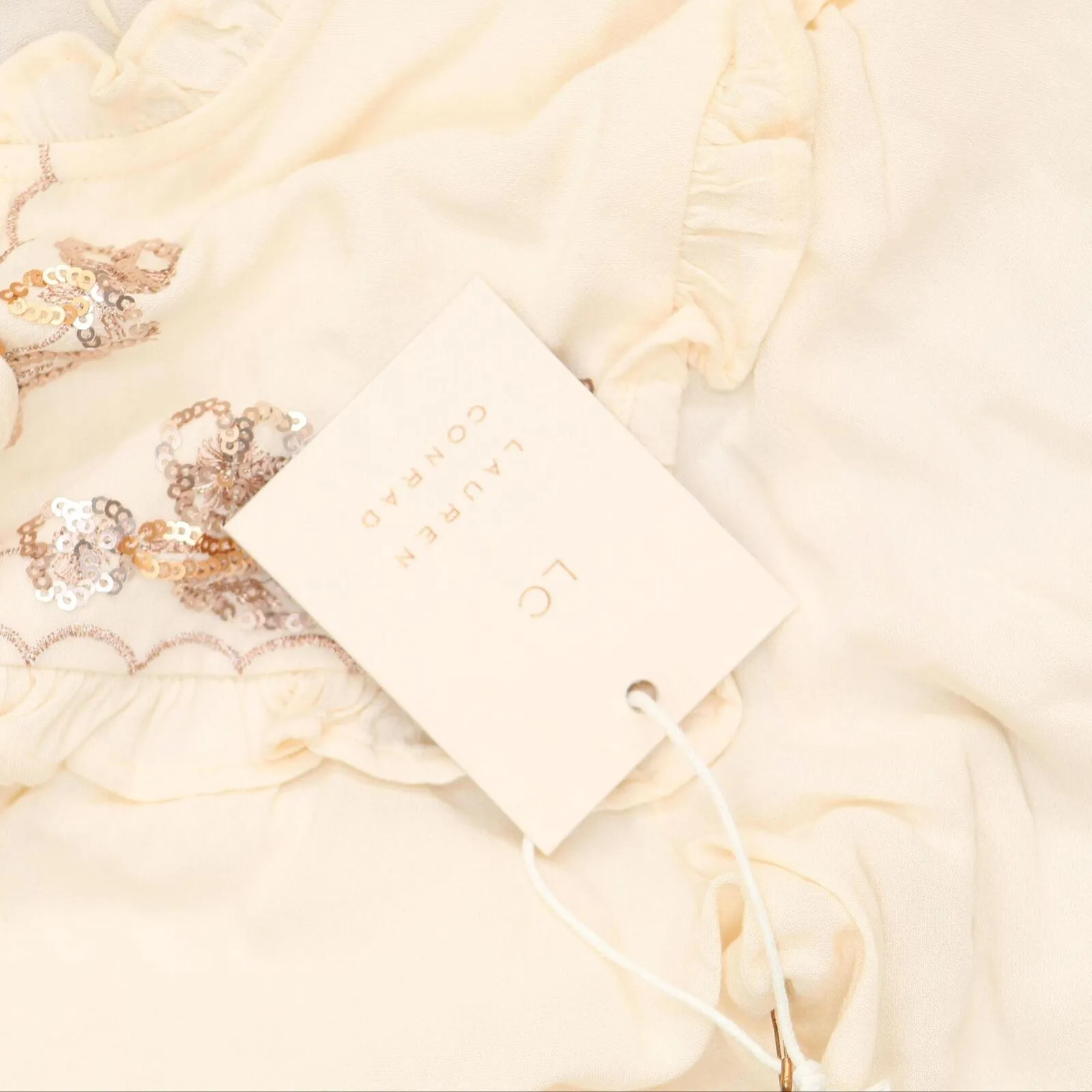Lc Lauren Conrad Women's Ruffle Puff-Sleeve Blouse WL24W002RS1