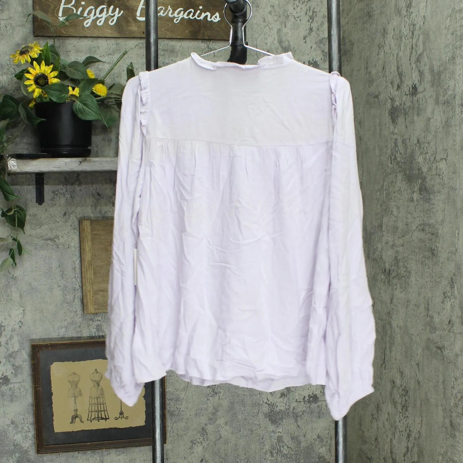 Lc Lauren Conrad Women's Ruffle Puff-Sleeve Blouse WL24W002RS1
