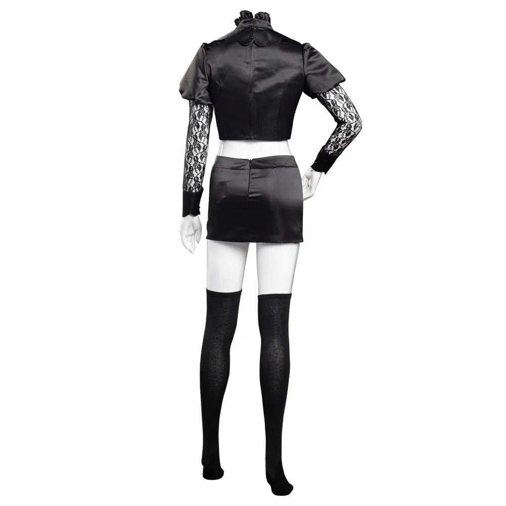 League of Legends LOL KDA The Baddest Halloween Carnival Suit Fox Ahri The Nine-Tailed Cosplay Costume Women Skirt Outfit