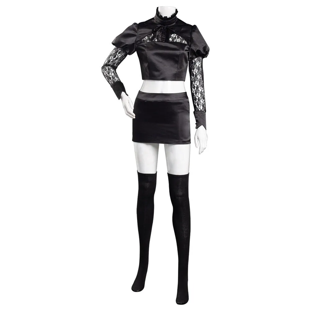 League of Legends LOL KDA The Baddest Halloween Carnival Suit Fox Ahri The Nine-Tailed Cosplay Costume Women Skirt Outfit