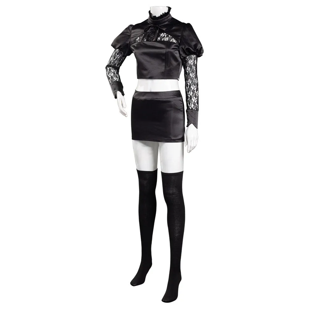League of Legends LOL KDA The Baddest Halloween Carnival Suit Fox Ahri The Nine-Tailed Cosplay Costume Women Skirt Outfit
