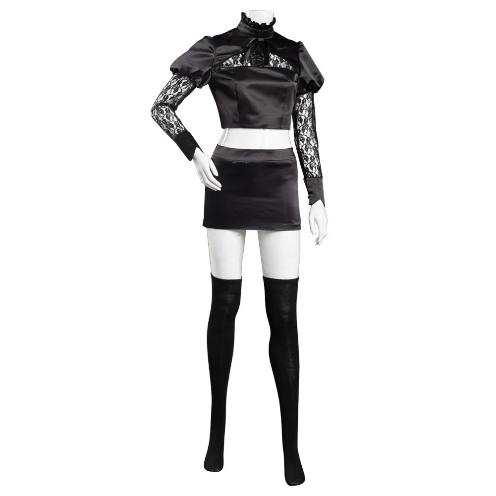 League of Legends LOL KDA The Baddest Halloween Carnival Suit Fox Ahri The Nine-Tailed Cosplay Costume Women Skirt Outfit