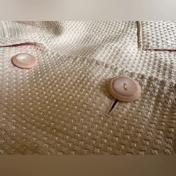 LEILIAN Luxury Skirt Suit Set Made In Japan Size 4 US Light-Pink Lined Classic