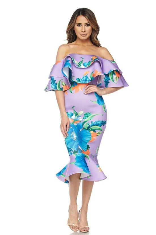 Lilac Blooms Dress