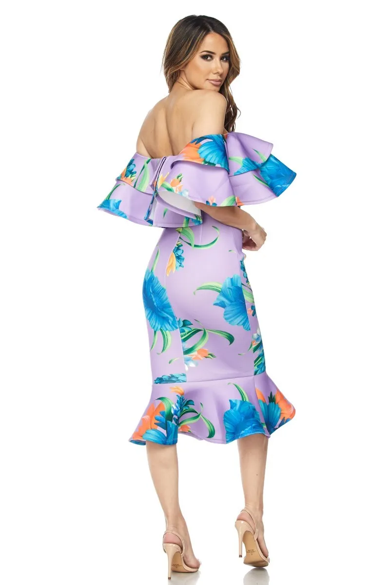 Lilac Blooms Dress