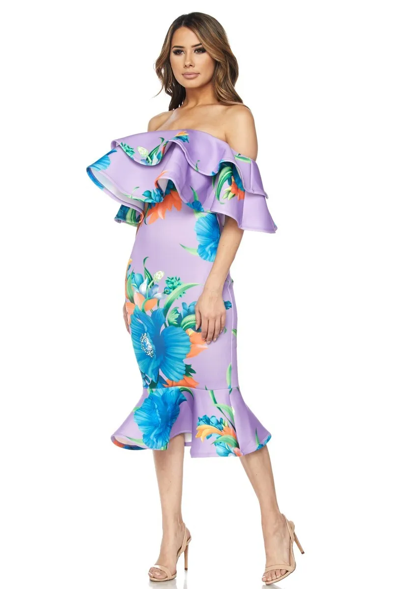 Lilac Blooms Dress