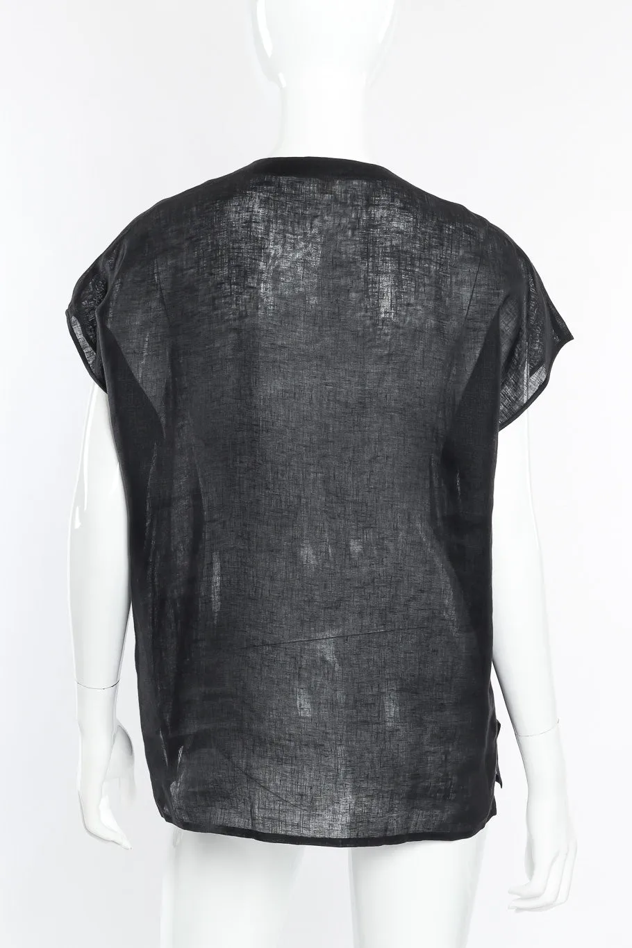 Linen Surplice Blouse