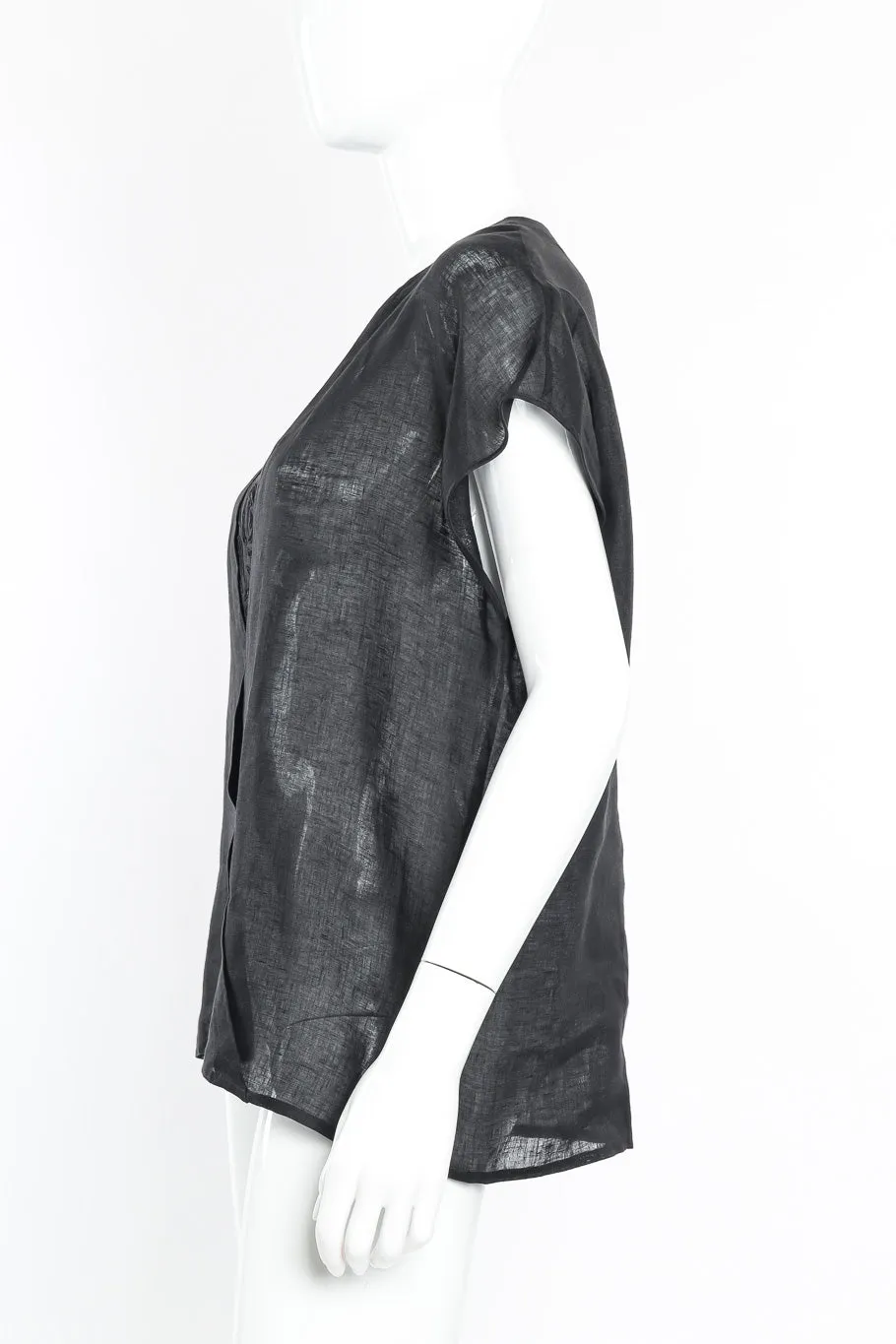 Linen Surplice Blouse