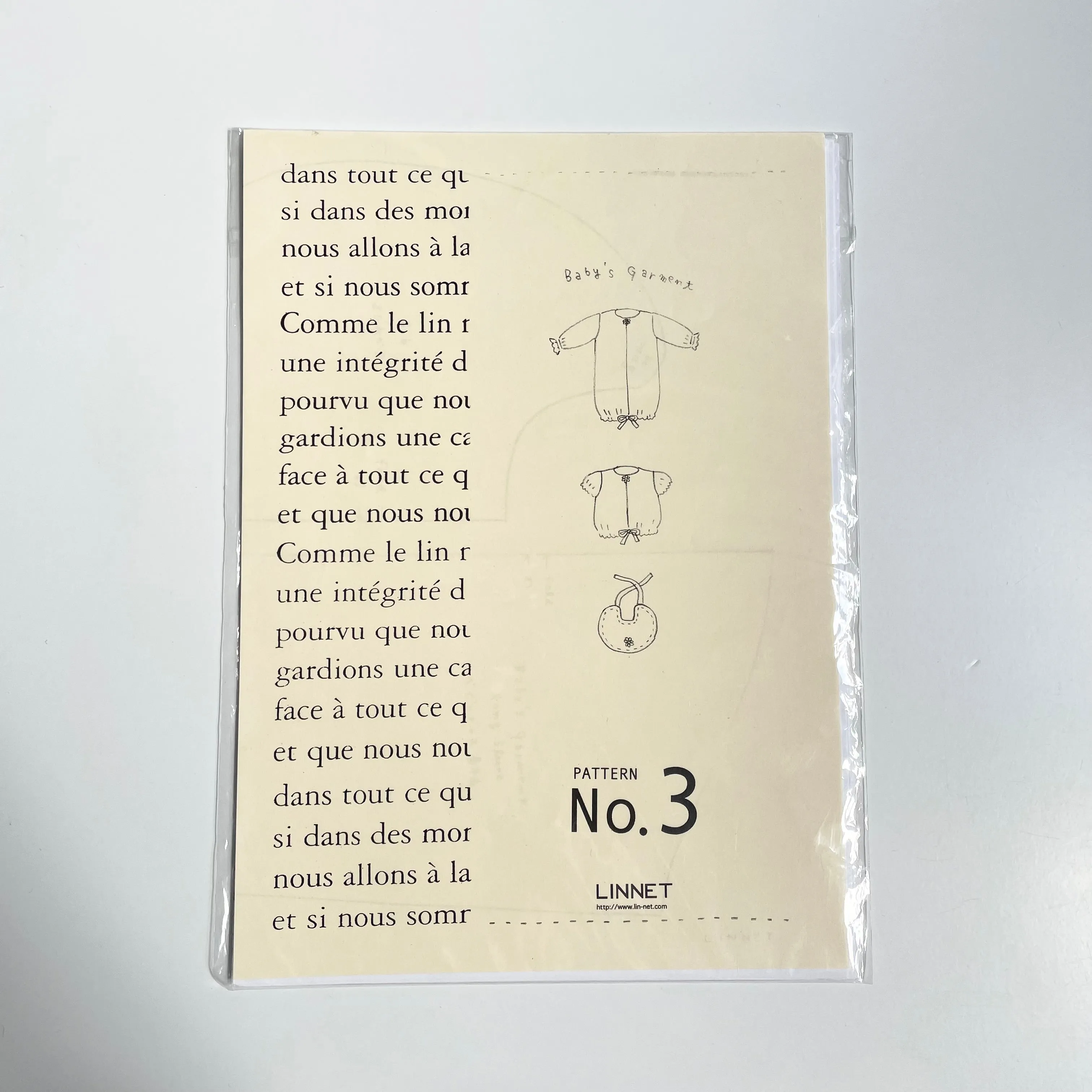 Linnet Pattern No. 3 : Baby's Garment