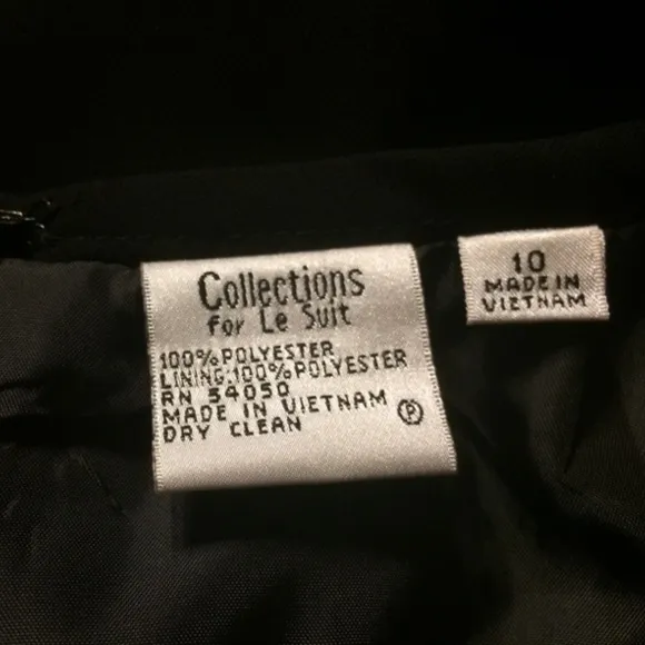 Long Formal/ Dress/ Suit Skirt Black, New (Size 10)