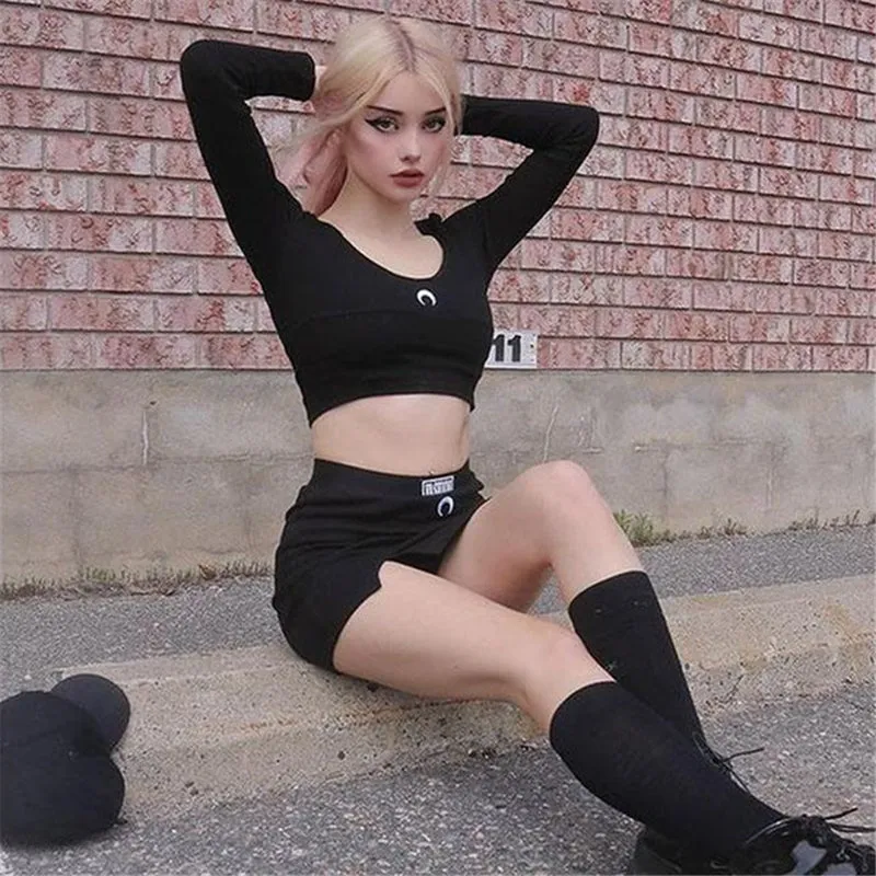 [@lou.von.bright ]"MOON FASHION" LONG SLEEVE / SKIRT SUIT N111008