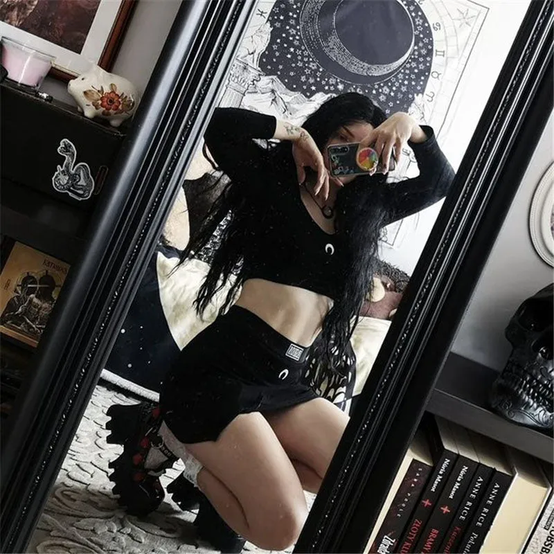 [@lou.von.bright ]"MOON FASHION" LONG SLEEVE / SKIRT SUIT N111008